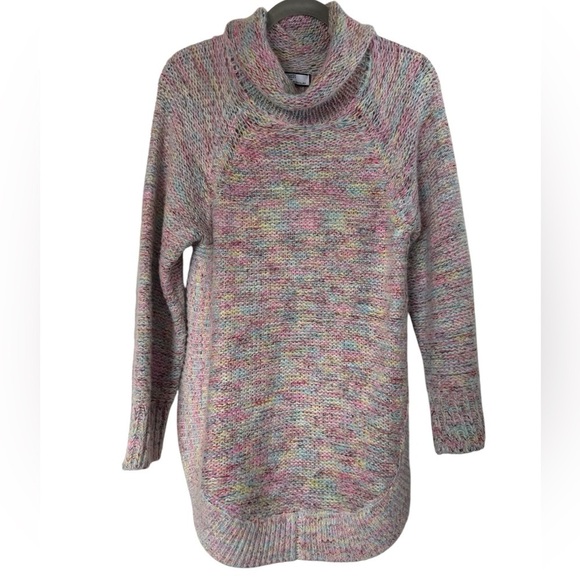 Hilary Radley Sweaters - Colorful Cowl Neck Women's Sweater